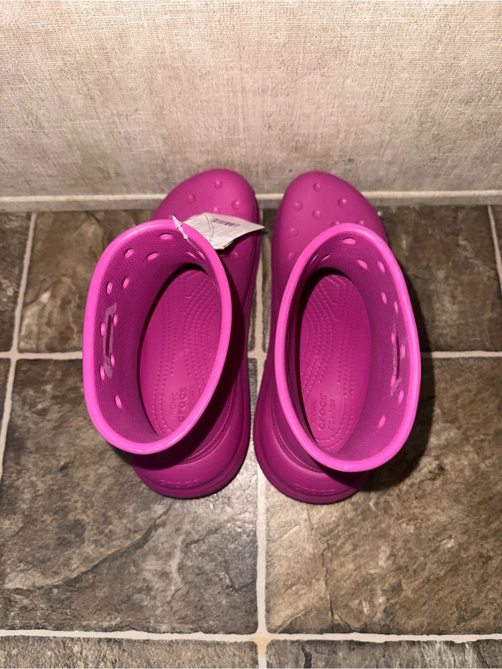 NEW WITH TAGS – Crocs Classic Crush Rain Boots 💗